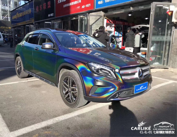 CARLIKE卡莱克™CL-IL-01奔驰七彩镭射锦绣灰汽车改色贴膜