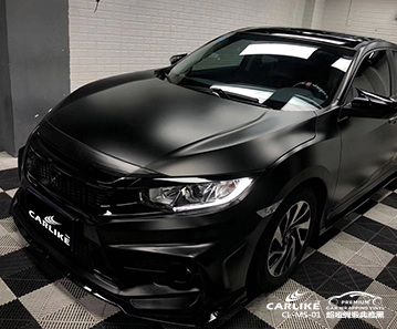 CARLIKE卡莱克™CL-MS-01本田超哑绸缎典雅黑车身改色