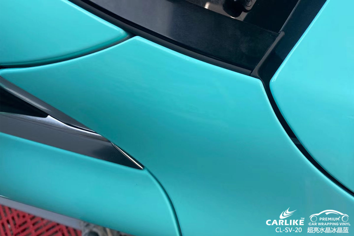 CARLIKE卡莱克™CL-SV-20奔驰超亮水晶冰晶蓝车身贴膜