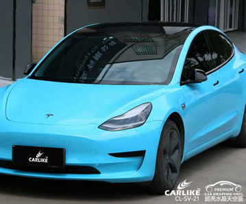 CARLIKE卡莱克™CL-SV-21特斯拉超亮水晶天空蓝汽车改色