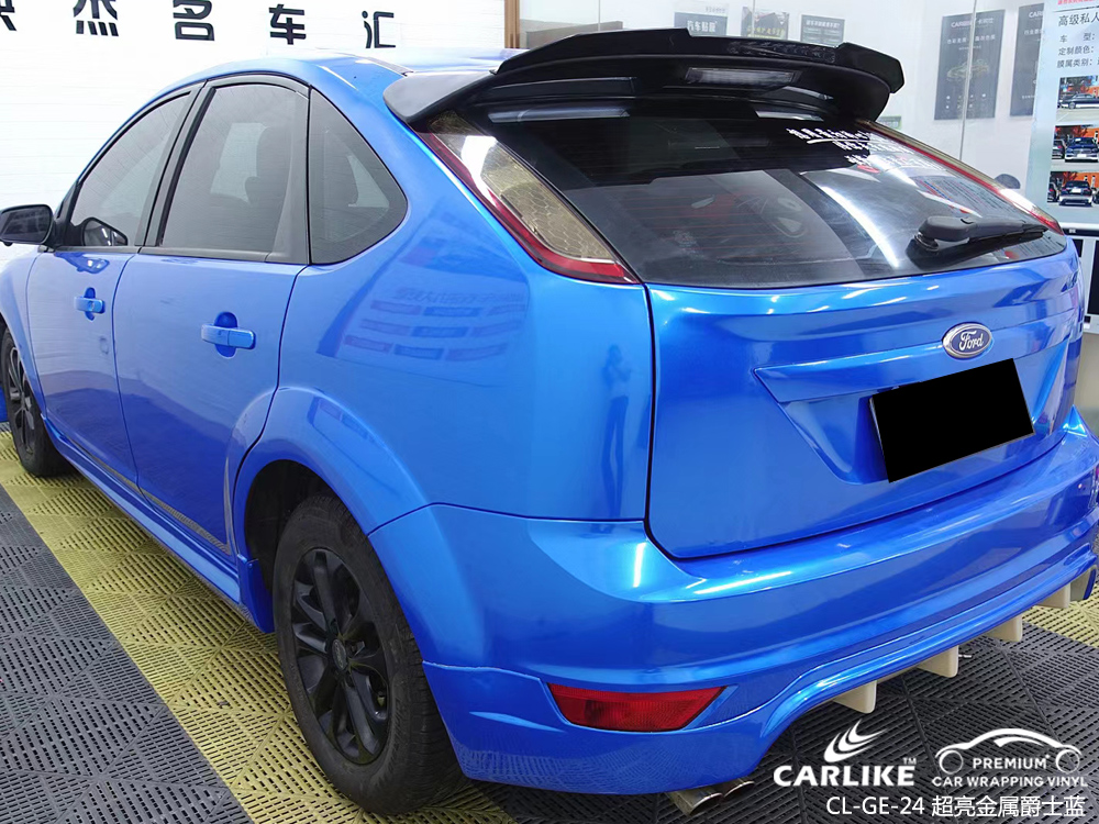 CARLIKE卡莱克™CL-GE-24福特超亮金属爵士蓝整车贴膜