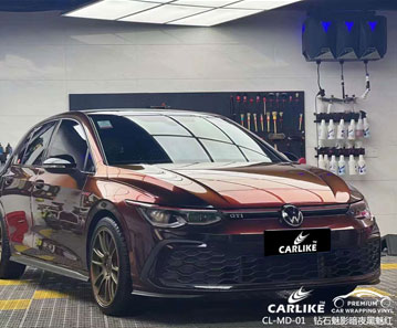 CARLIKE卡莱克™CL-MD-01大众钻石魅影暗夜黑魅红全车贴膜